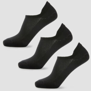 Calcetines tobilleros Essentials para mujer de MP - Negro (pack de 3) - UK 7-9