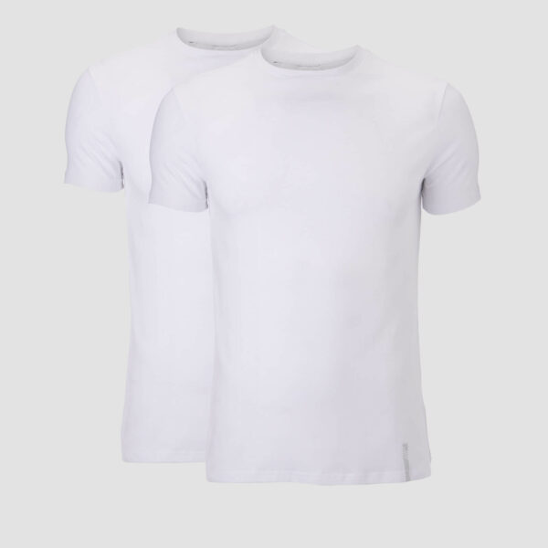 Camiseta Luxe Classic (Pack de 2) - Blanco - XL