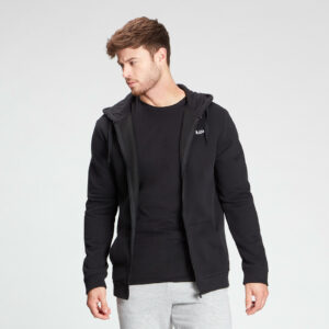 Sudadera con capucha y cremallera integral para hombre de MP - Negro - XS