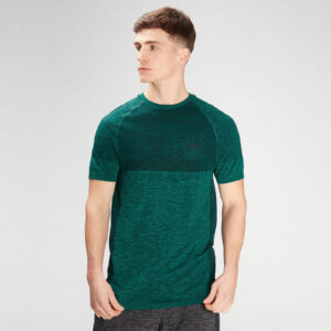 MP Men's Seamless Short Sleeve T-Shirt- Energy Green Marl - XXL
