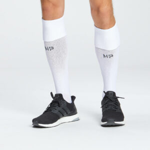 Calcetines largos de fútbol de MP - Blanco - UK 3-6