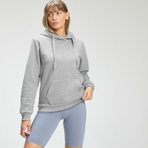 Sudadera con capucha y bolsillo canguro para mujer de MP - Gris Pardo - XXS