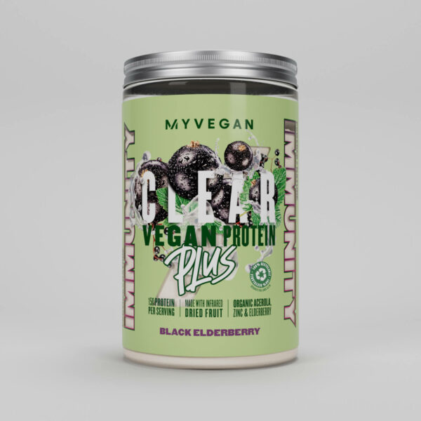 Clear Vegan Protein Plus – Immunity - 375g - Elderberry