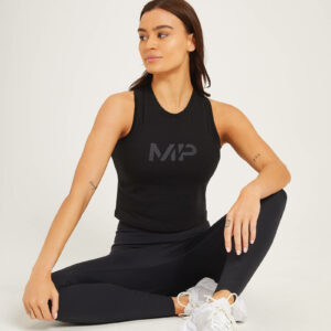 Camiseta corta sin mangas y con espalda nadadora Adapt para mujer de MP - Negro - L