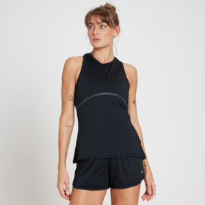 Camiseta sin mangas reflectante Velocity Ultra para mujer de MP - Negro - XXS