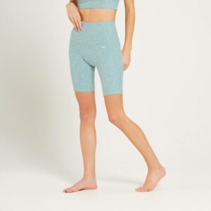 Pantalón corto de ciclismo Composure para mujer de MP - Azul hielo jaspeado - XS