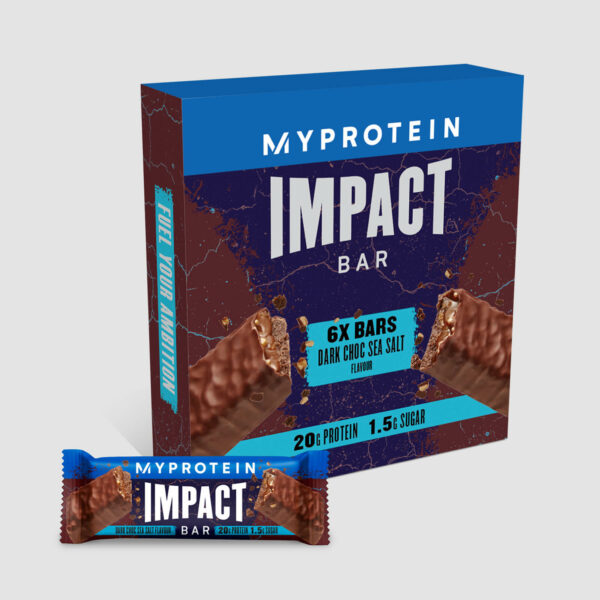 Barrita Impact Protein - 6Barritas - Chocolate Negro con Sal Marina