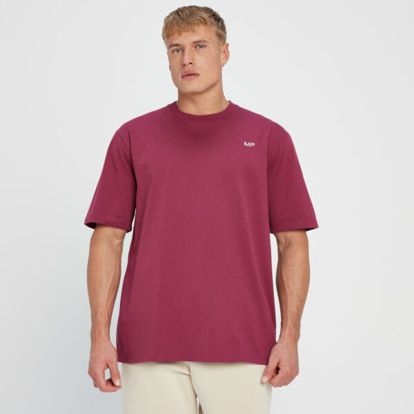 Camiseta extragrande Rest Day para hombre de MP - Rojo baya - XS