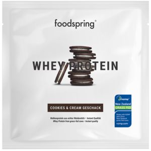 Muestra de proteína whey sabor Cookies & Cream