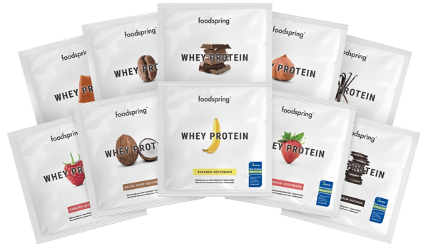 Muestras Proteína Whey en Pack de 10 Mixto