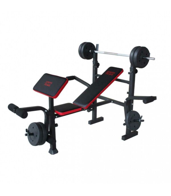 Press banca Bronx + 40 kg en pesas + barra