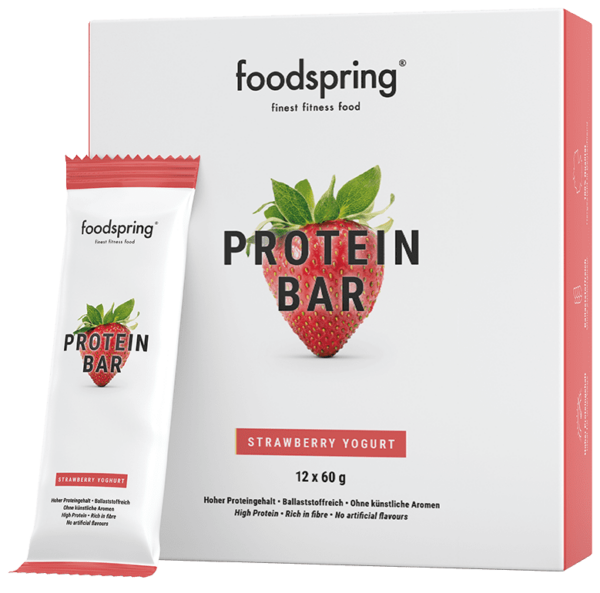 Protein Bar yogur-fresa en pack de 12