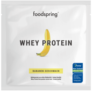 Proteína Whey para llevar de plátano